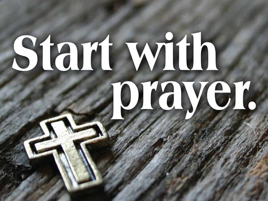 Sermon Preparation Start With Prayer